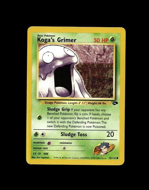 Koga's Grimer - 078/132 (G2) Uncommon - Near Mint Unlimited