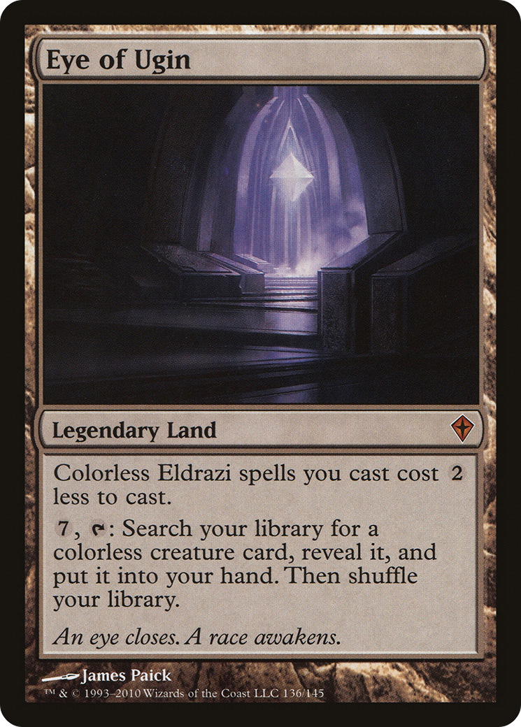 Eye of Ugin (WWK-M-FOIL) Damaged