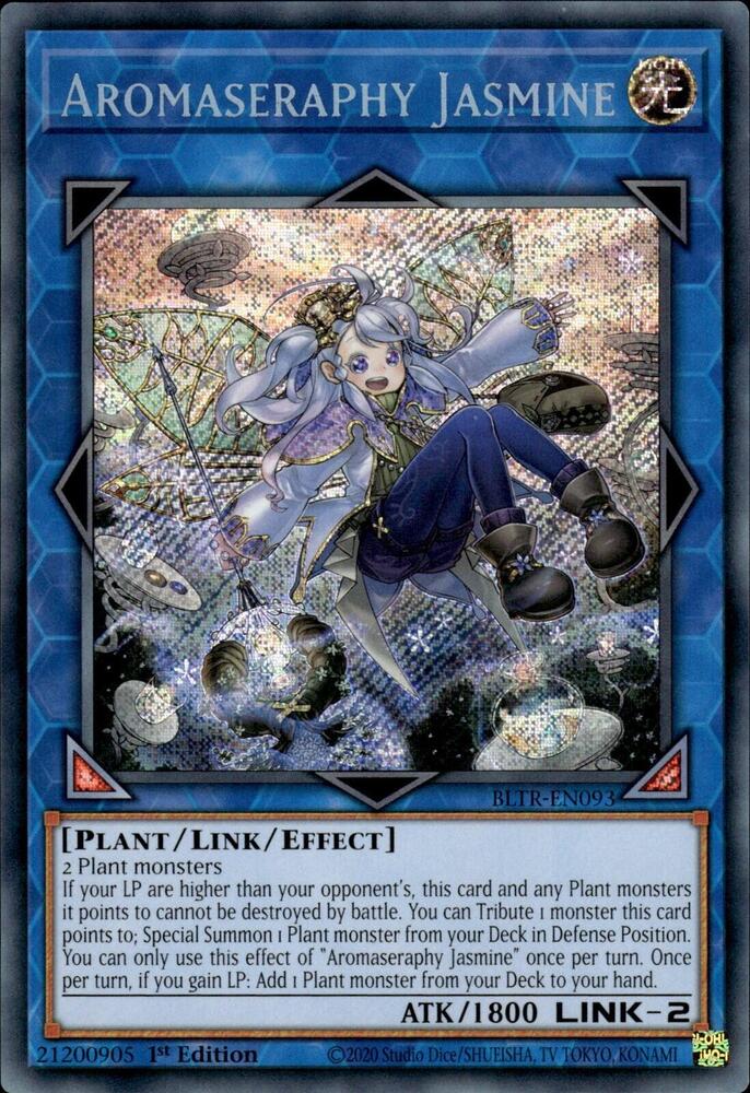 Aromaseraphy Jasmine (BLTR-EN093) Secret Rare - Near Mint 1st Edition