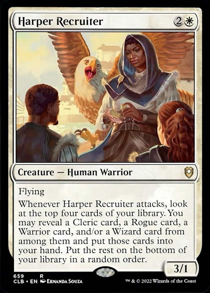 Harper Recruiter [#659 Commander Decks] (CLB-R)