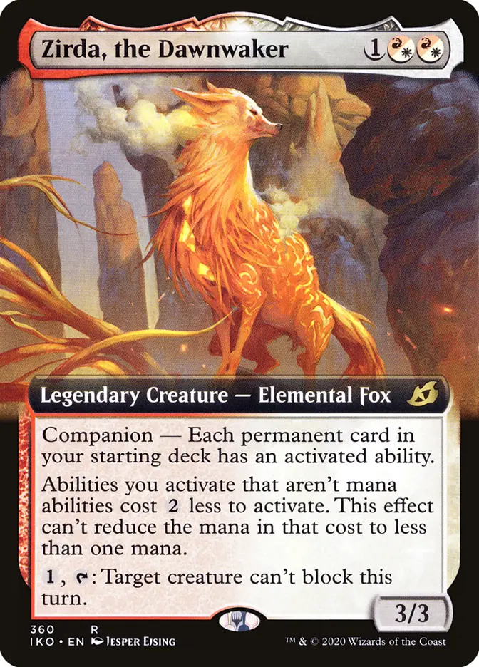 Zirda, the Dawnwaker [#360 Extended Art] (IKO-R) Japanese