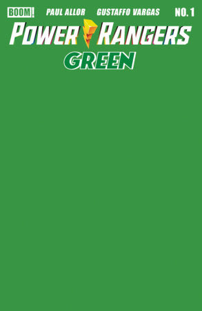 Power Rangers Green #1 E Green Blank Sketch Variant
