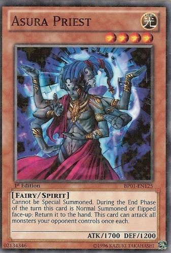 Asura Priest (Starfoil) (BP01-EN125) Starfoil Rare - Near Mint 1st Edition