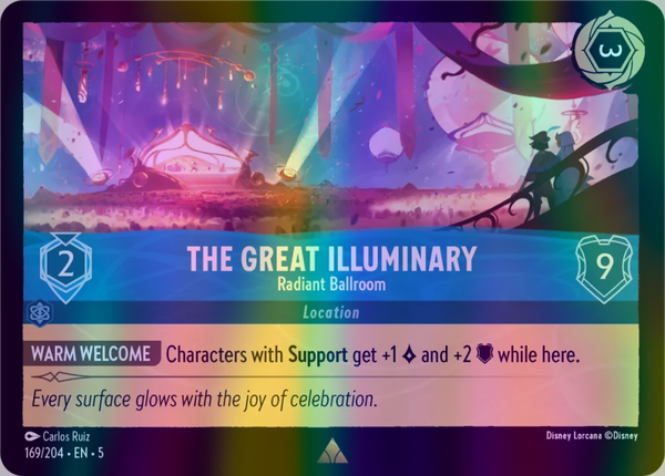 The Great Illuminary - Radiant Ballroom (Shimmering Skies 169/204) Rare - Near Mint Cold Foil