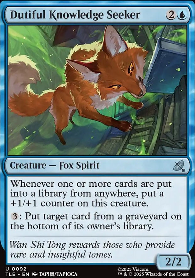 Dutiful Knowledge Seeker [ #0092 ] (TLE-U)