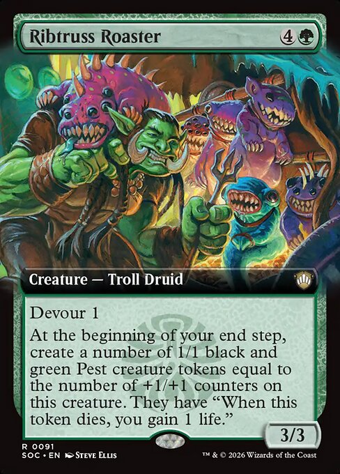 Ribtruss Roaster [ #0091 Extended Art ] (SOC-R)