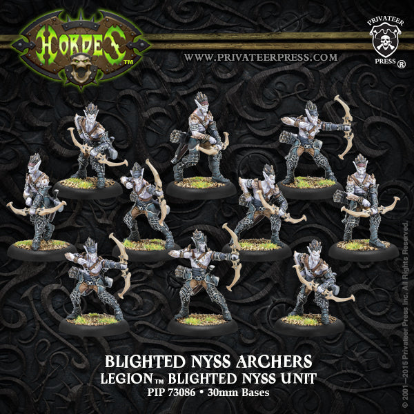 Hordes: Legion - Blighted Archers / Swordsmen, Unit (10 Plastic)