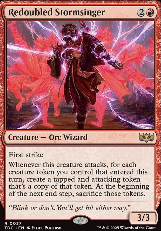 Redoubled Stormsinger [ #0037 ] (TDC-R)