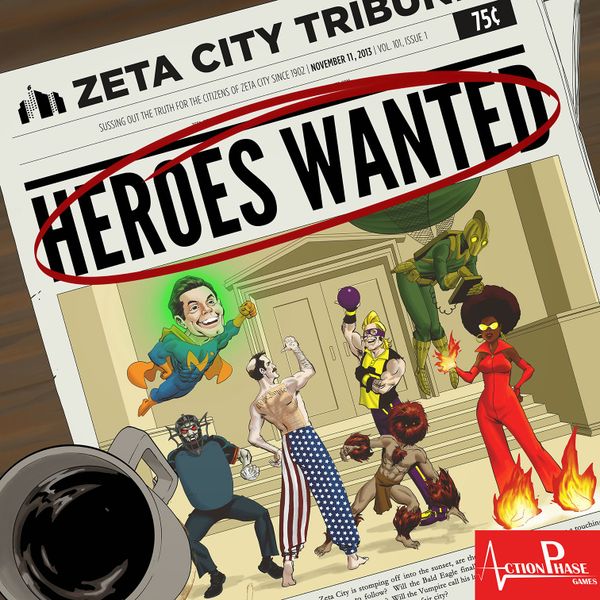 Heroes Wanted: Superhero Card Game + The Stuff of Legend Expansion (USED)
