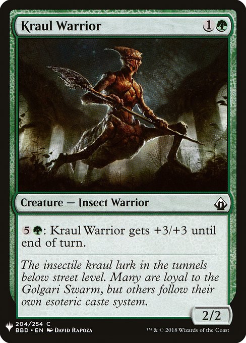 Kraul Warrior [Mystery Booster #1253] (BBD-C)
