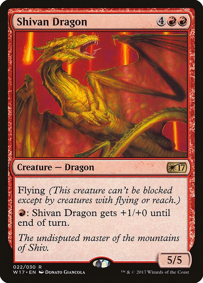 Shivan Dragon (W17-R)