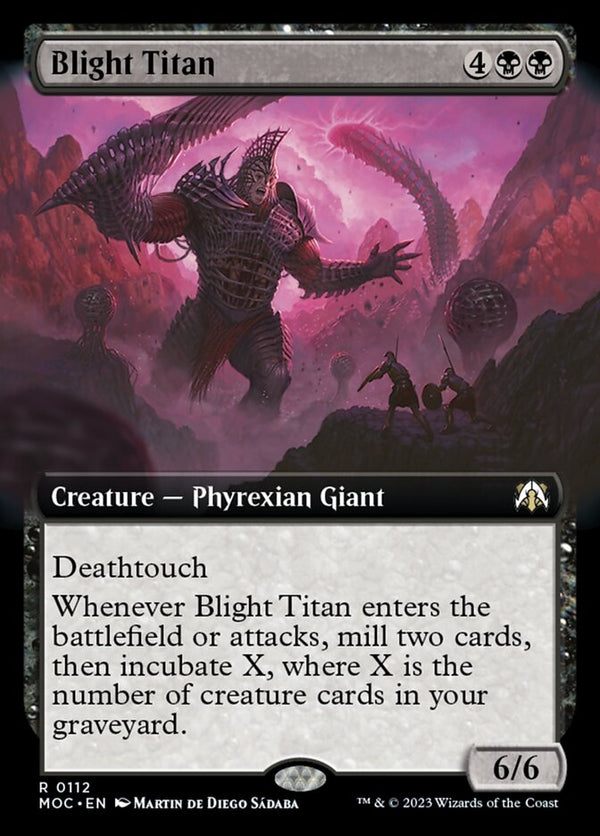 Blight Titan [#0112 Extended Art] (MOC-R)
