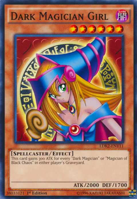 Dark Magician Girl (LDK2-ENY11) Common - Near Mint 1st Edition