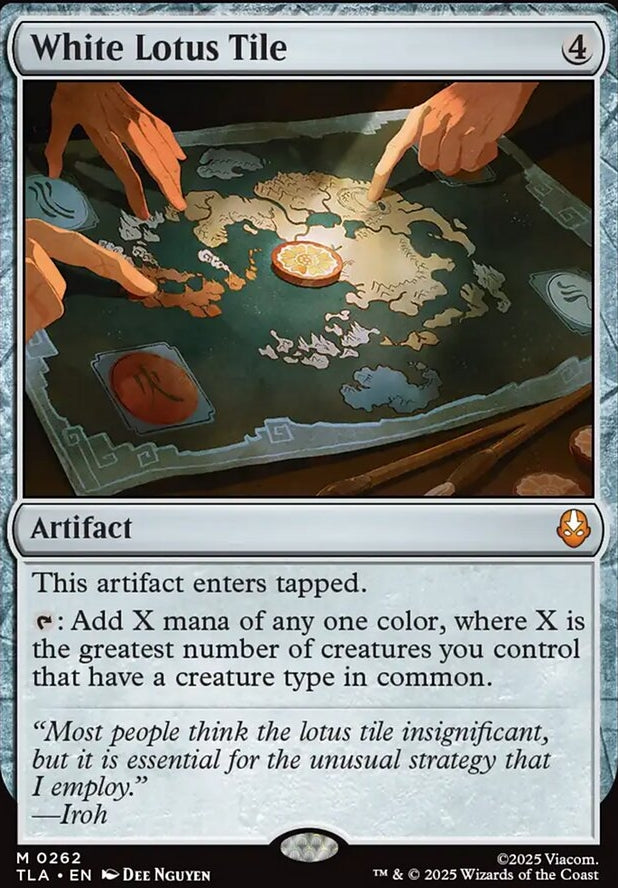 White Lotus Tile [ #0262 ] (TLA-M)