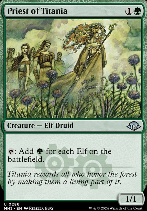 Priest of Titania [#0286] (MH3-U-FOIL)
