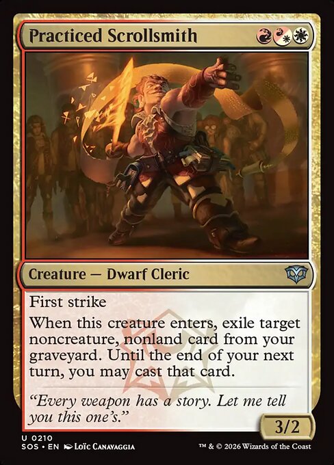 Practiced Scrollsmith [ #0210 ] (SOS-U)