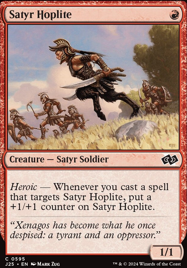 Satyr Hoplite [#0595] (J25-C)