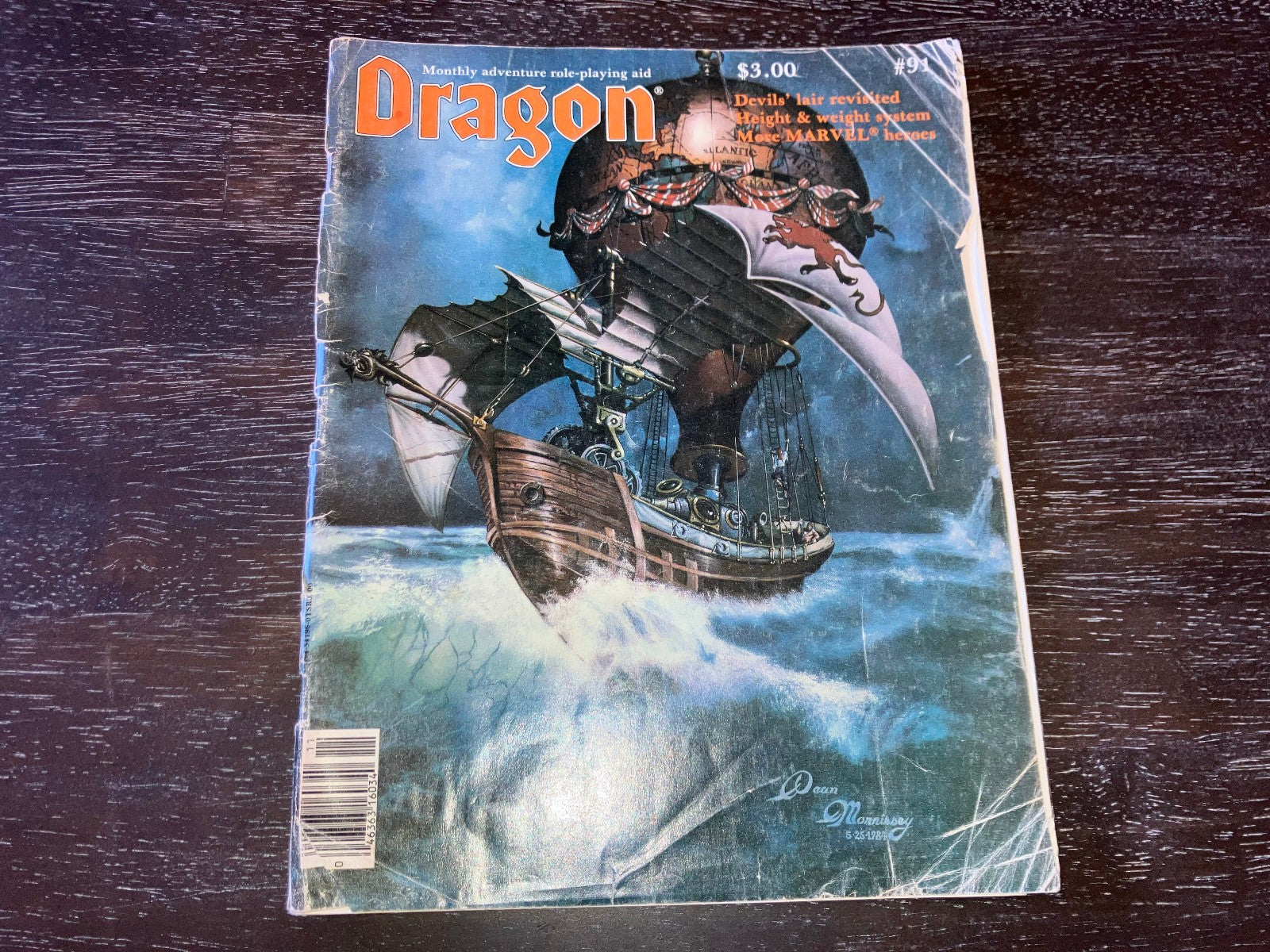 Dragon Magazine #91 (USED) "Nine Hells Revisited" article. Special "Treasure Trove" section. Traveller language skills.
