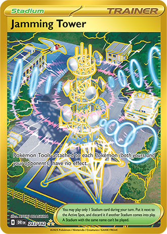 Jamming Tower - 243/182 (DRI) Hyper Rare