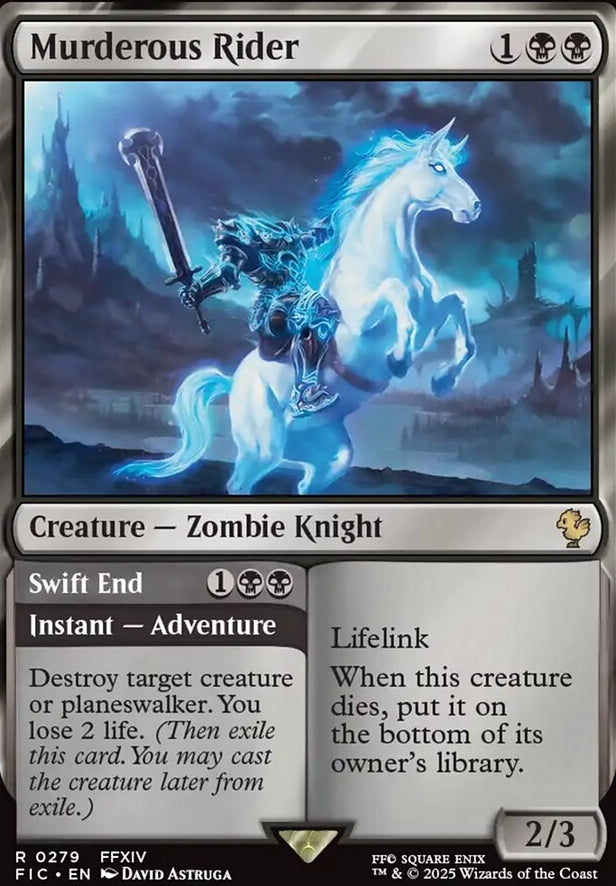 Murderous Rider // Swift End [ #0279 ] (FIC-R)