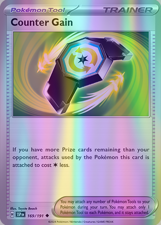 Counter Gain - 169/191 (SSP) Uncommon - Near Mint Reverse Holofoil