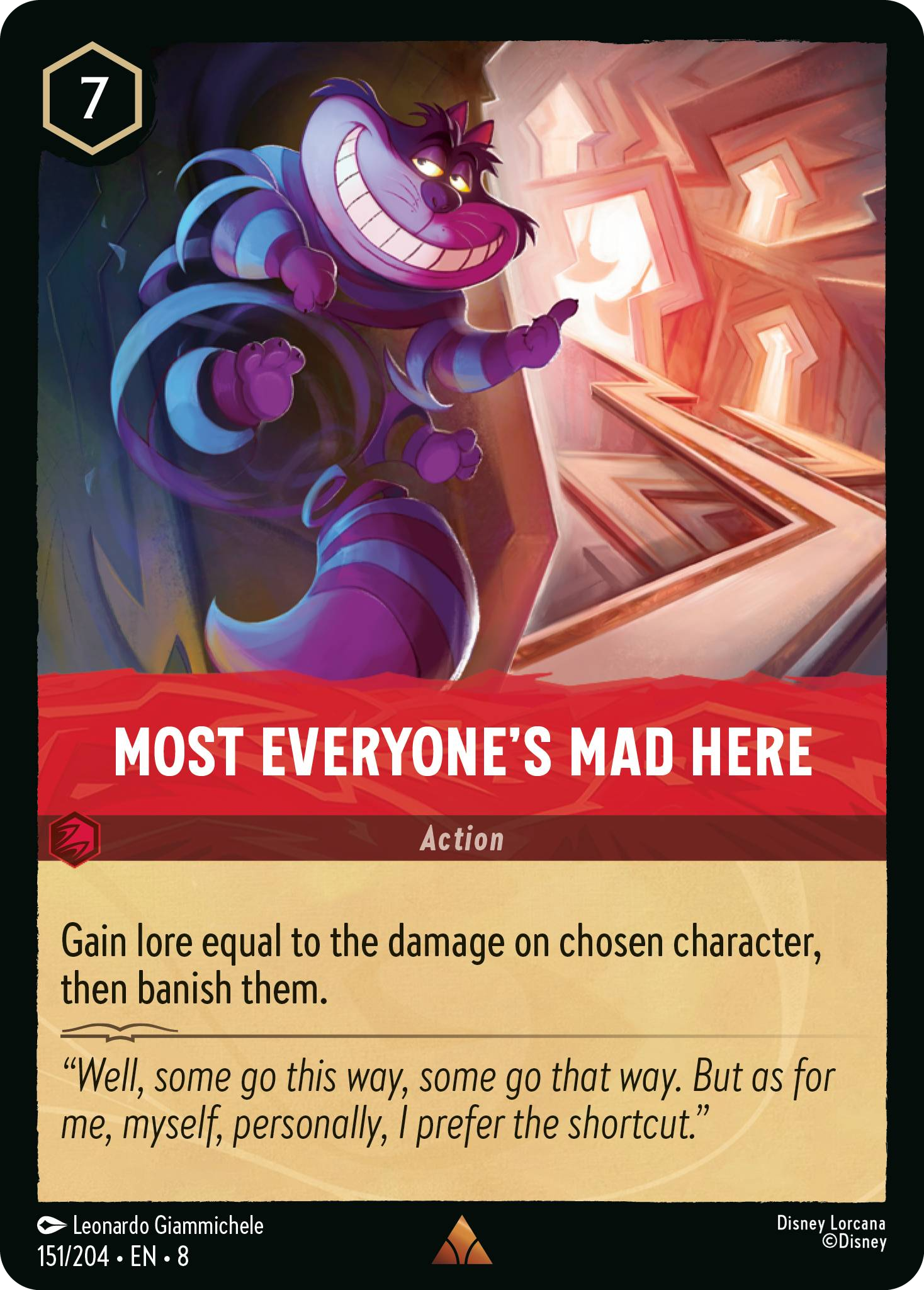 Most Everyone's Mad Here (Reign of Jafar - 151/204 ) Rare