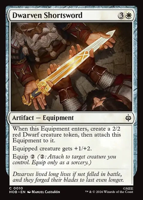 Dwarven Shortsword [ #0010 ] (HOB-C)