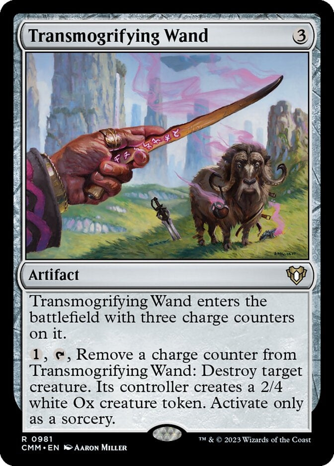 Transmogrifying Wand [#0981 Reprints] (CMM-R)