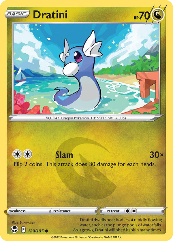 Dratini - 129/195 (SWSH12) Common - Near Mint