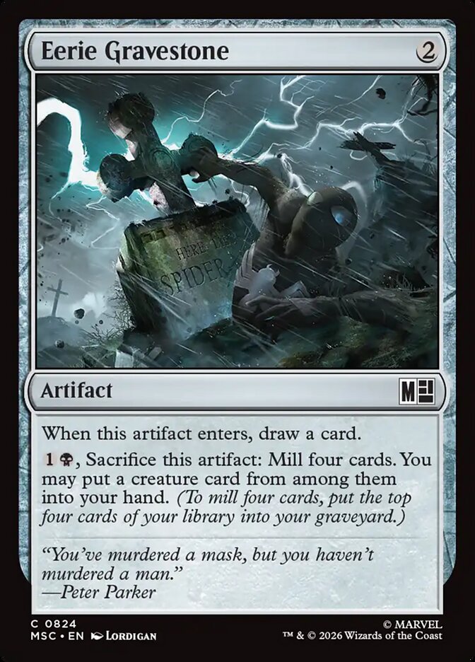 Eerie Gravestone [ #0824 ] (MSC-C)