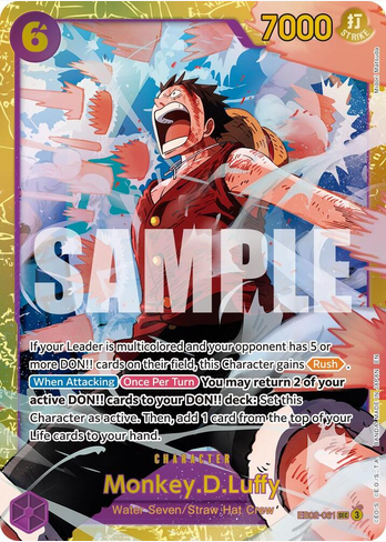 Monkey.D.Luffy (061) - Extra Booster: Anime 25th Collection (EB-02) - Light Play