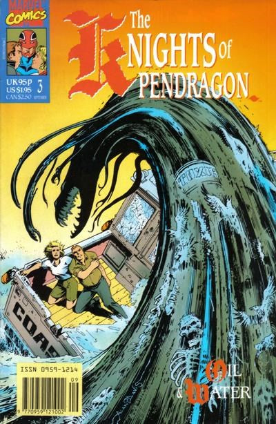 The Knights of Pendragon (1990) #1-3 (4.0) Comic Bundle