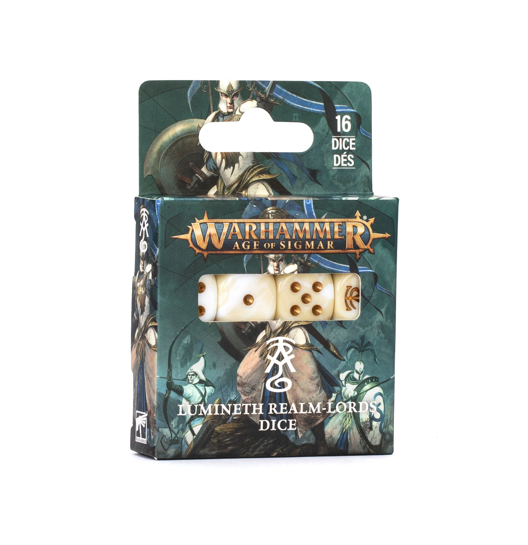 Citadel Hobby: Dice Set - Age of Sigmar: Order - Lumineth Realm-lords (4th) (16)