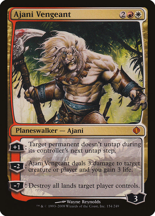 Ajani Vengeant (ALA-M) Light Play