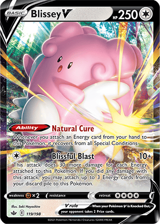 Blissey V - 119/198 (SWSH06) Ultra Rare - Near Mint Holofoil