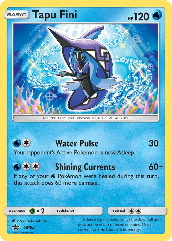 Tapu Fini - SM92 (SM:PR) Promo - Near Mint Holofoil