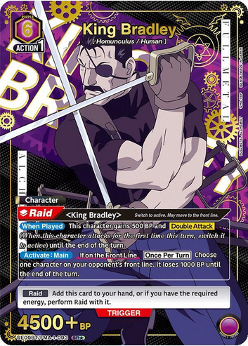 King Bradley (093) (SR*) - UE09BT: FULLMETAL ALCHEMIST (UE09BT)