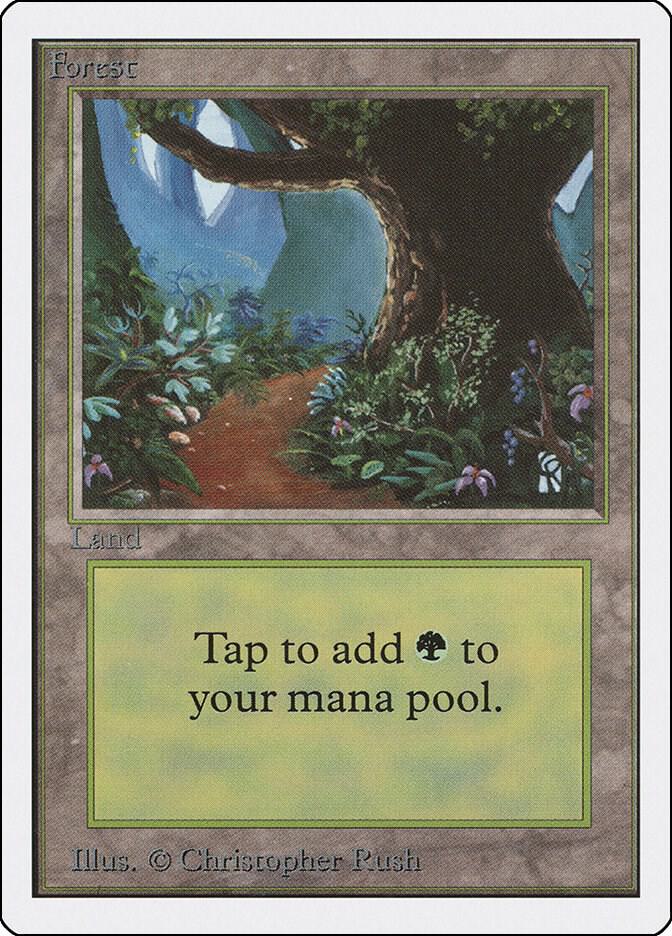 Forest [#301] (2ED-C) Moderate Play