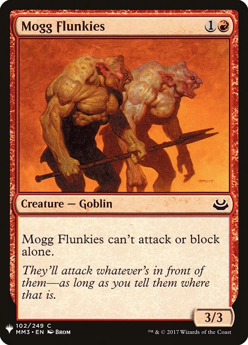 Mogg Flunkies [Mystery Booster #1014] (MM3-C)