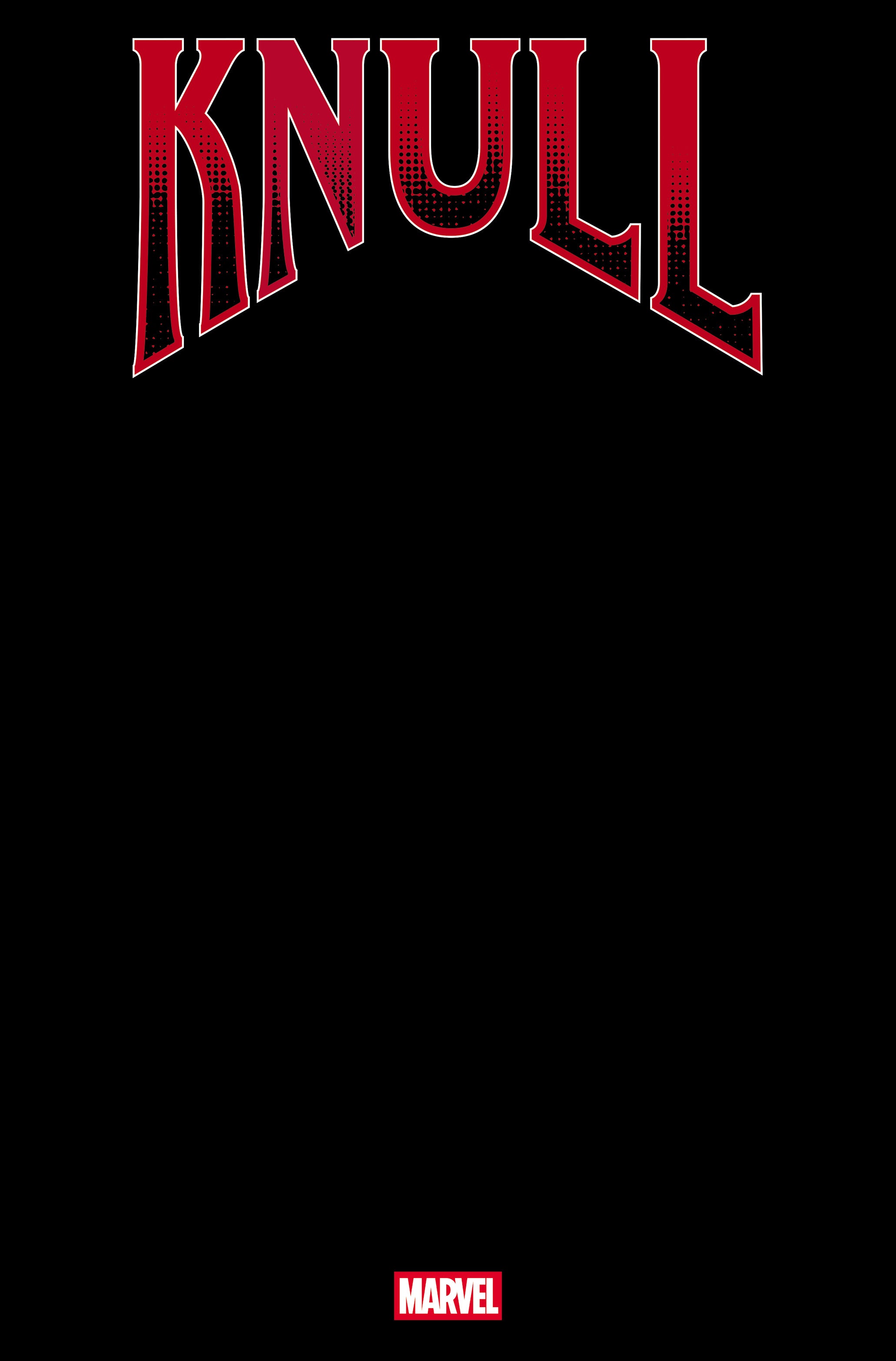 KNULL #1 BLACK BLANK COVER VARIANT