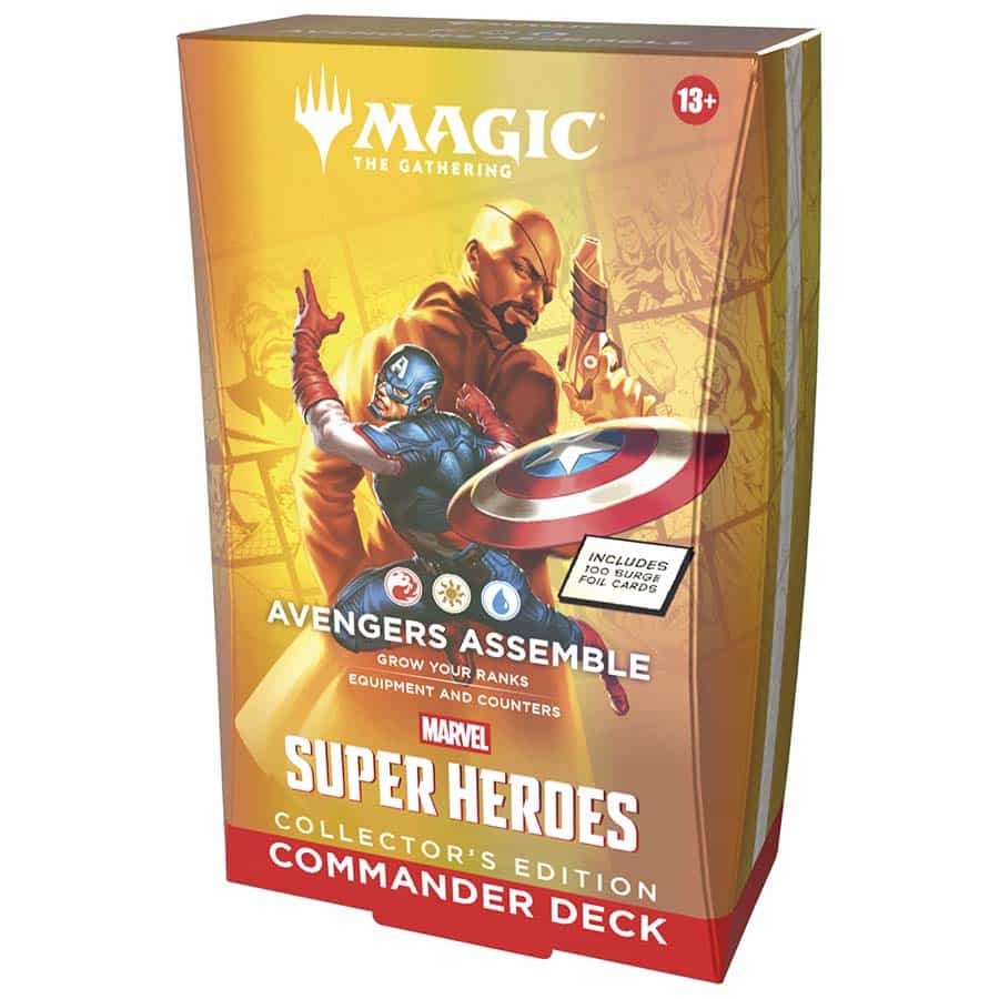 SOLD OUT MTG: Universes Beyond: Marvel Super Heroes - Collector Commander Deck: Avengers Assemble (RWU) (Release Date: 06.19.26) DELAYED