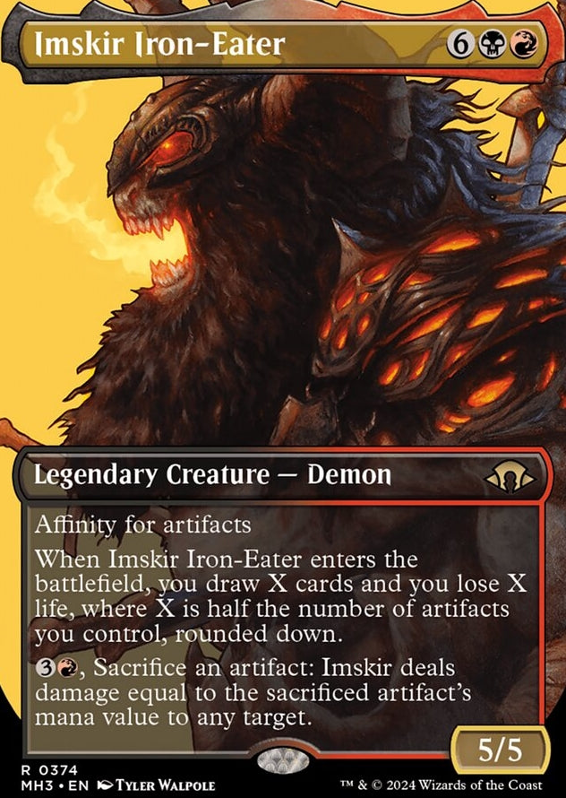 Imskir Iron-Eater [#0374 Borderless] (MH3-R-FOIL)