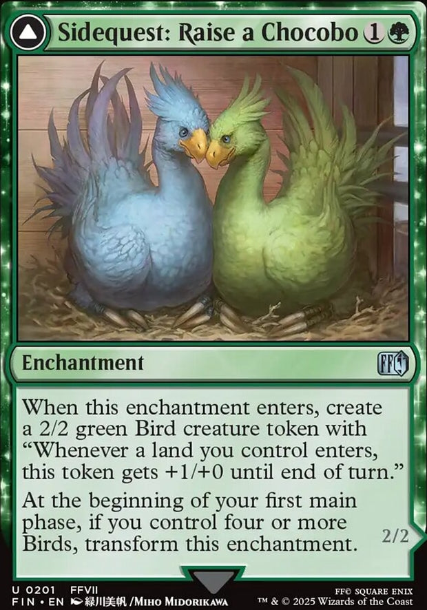 Sidequest: Raise a Chocobo // Black Chocobo [ #0201 ] (FIN-U)