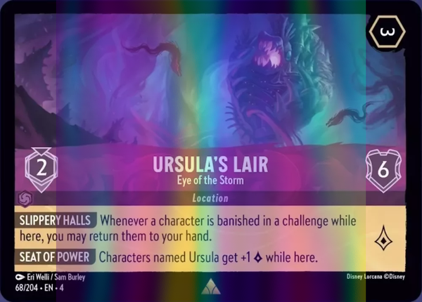 Ursula's Lair - Eye of the Storm (Ursula's Return 068/204) Rare - Near Mint Cold Foil