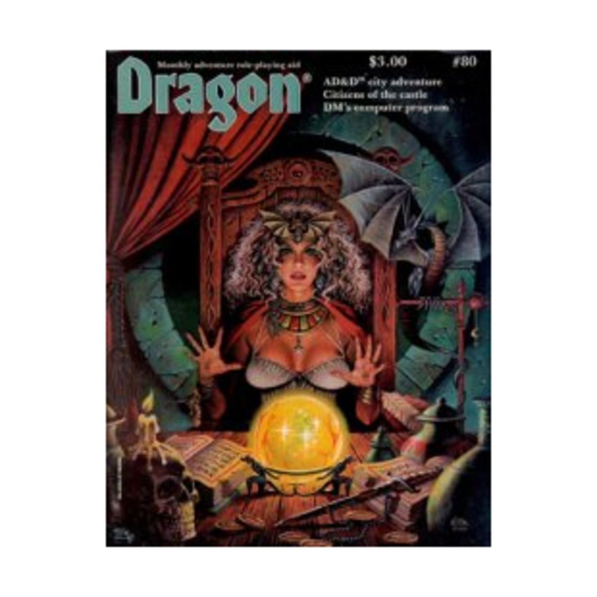 Dragon Magazine #80 (USED) "Barnacus: City in Peril" AD&D module.
