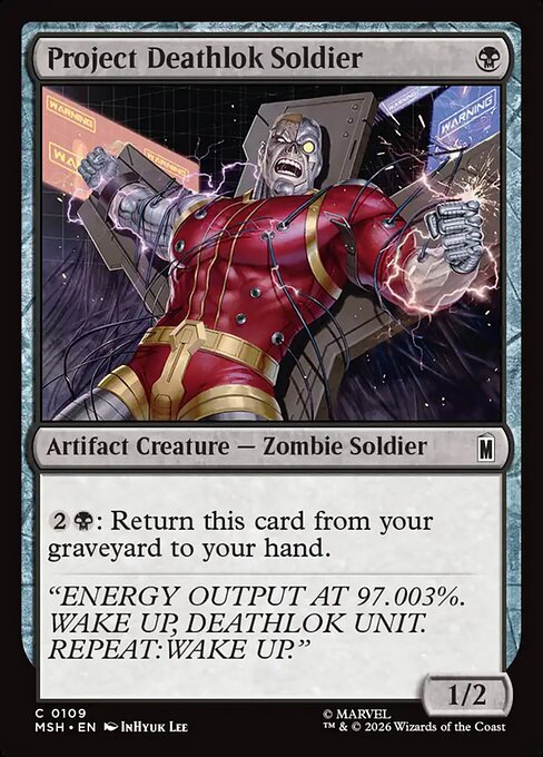 Project Deathlok Soldier [ #0109 ] (MSH-C)
