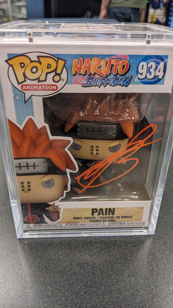 POP Figure: Naruto #0934 - Pain (Signed by Troy Baker + COA)