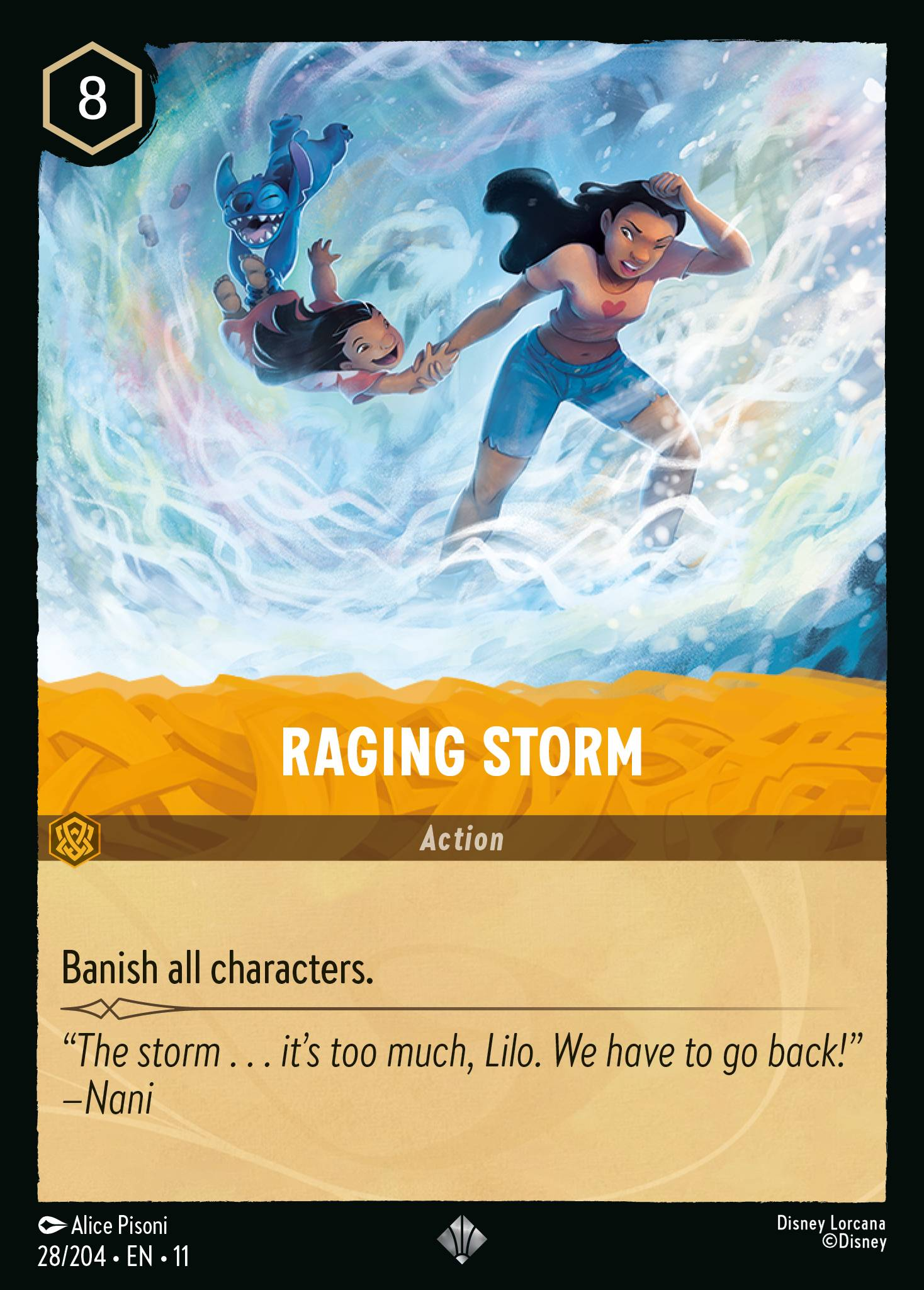 Raging Storm (028/204 - Winterspell)  Super Rare