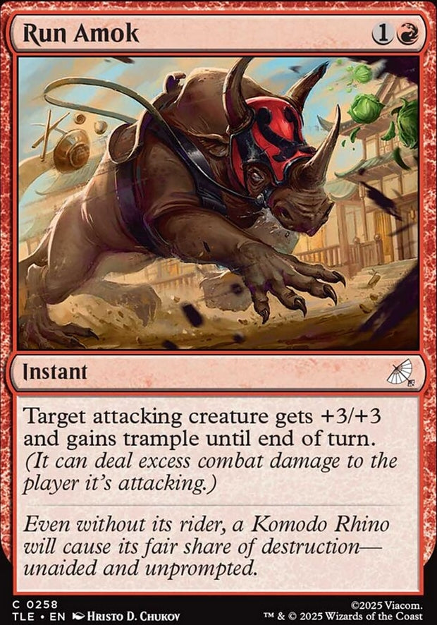 Run Amok [ #0258 ] (TLE-C)