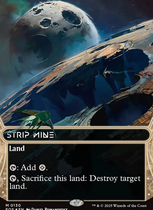 Strip Mine [ #0130 Galaxy Foil Borderless Stellar Sights ] (EOS-M)